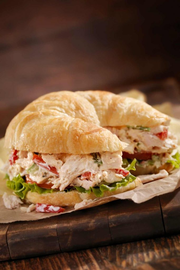 Chicken Salad Croissant Sandwiches