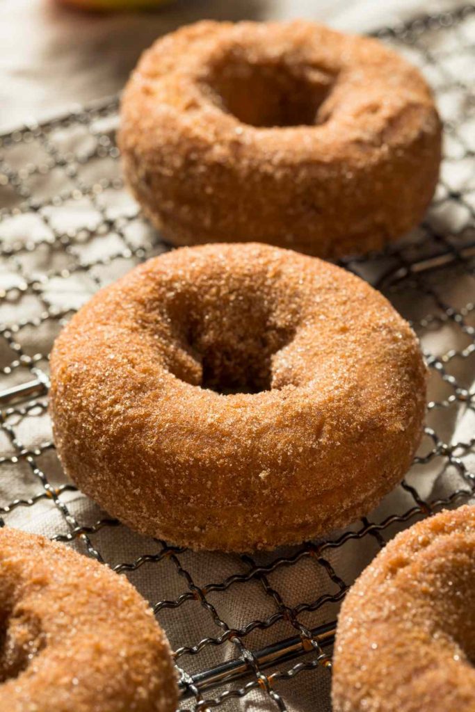 Cinnamon Sugar Mini Baked Donuts