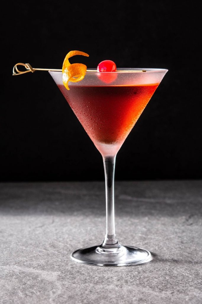 Classic Bourbon Manhattan Cocktail Recipe
