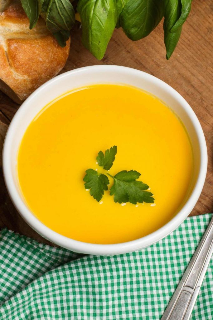 Creamy Yellow Bell Pepper Soup