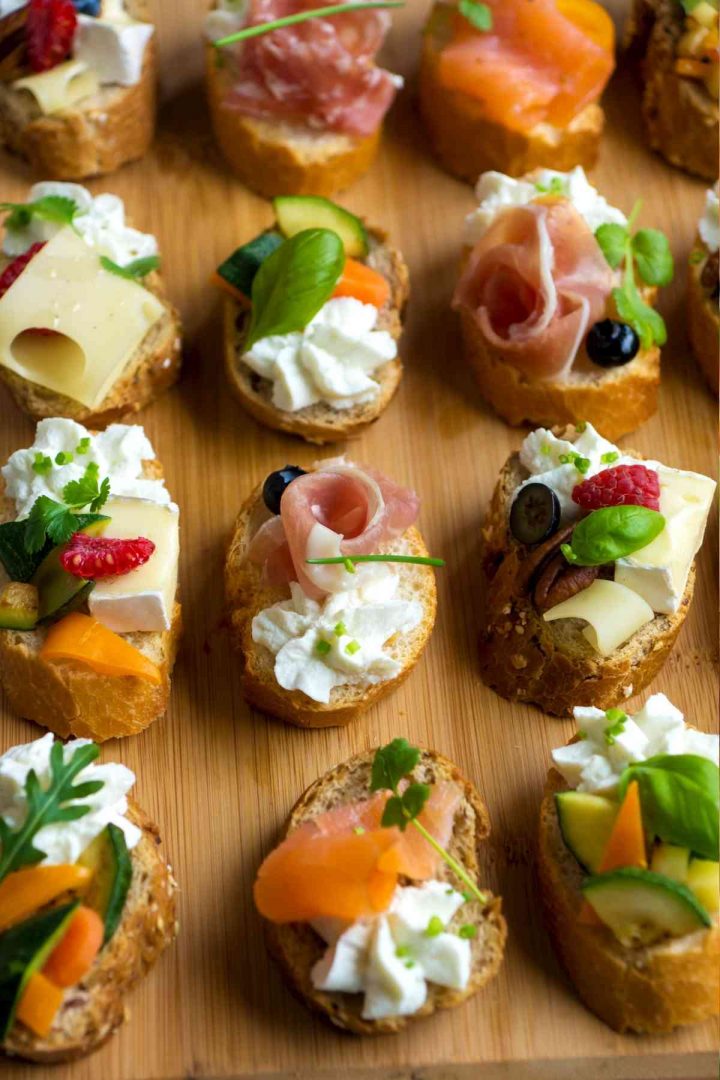 19 Best Canape Recipes (Easy Finger Food For Parties) - IzzyCooking