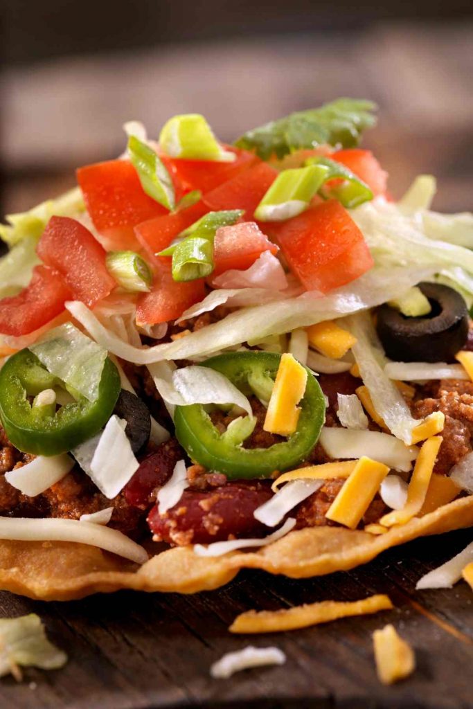 Easy Mexican Tostada