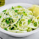 Are you looking for zoodle recipes and easy ways to cook zoodle noodles? Zucchini makes delicious noodles that are low-carb and gluten-free with only 20 calories per cup!