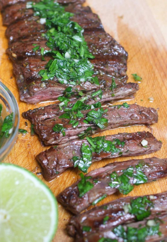 Grilled Marinated Skirt Steak