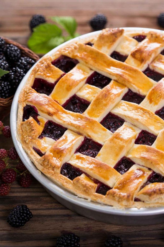 Homemade Blackberry Pie