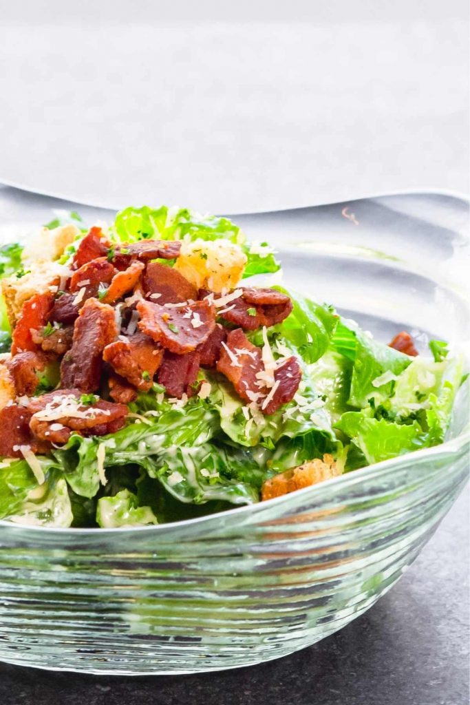 Keto Bacon Cheeseburger Salad