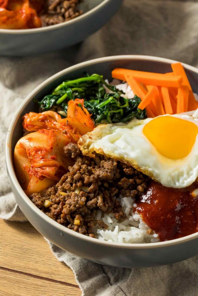 Korean Beef Bowl With Fried Egg