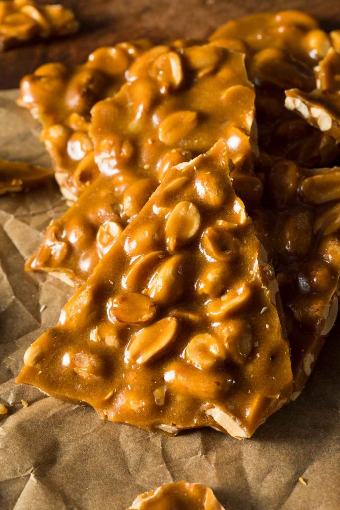 Microwave Peanut Brittle