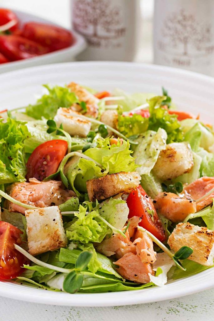 Salmon Caesar Salad