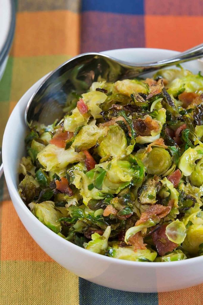 Shredded Brussels Sprouts With Pancetta