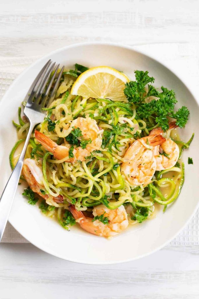 Shrimp Scampi Zoodles