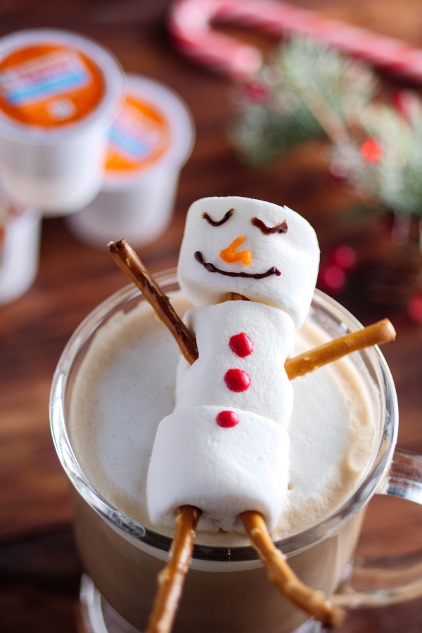 Snowman Mocha Latte