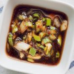 This Easy Soy Ginger Sauce is the perfect dipping sauce or drizzle for wontons, dumplings, spring rolls, or salad. It takes just 5 minutes to prepare and adds a deliciously sweet, salty and savory flavor to any dish.