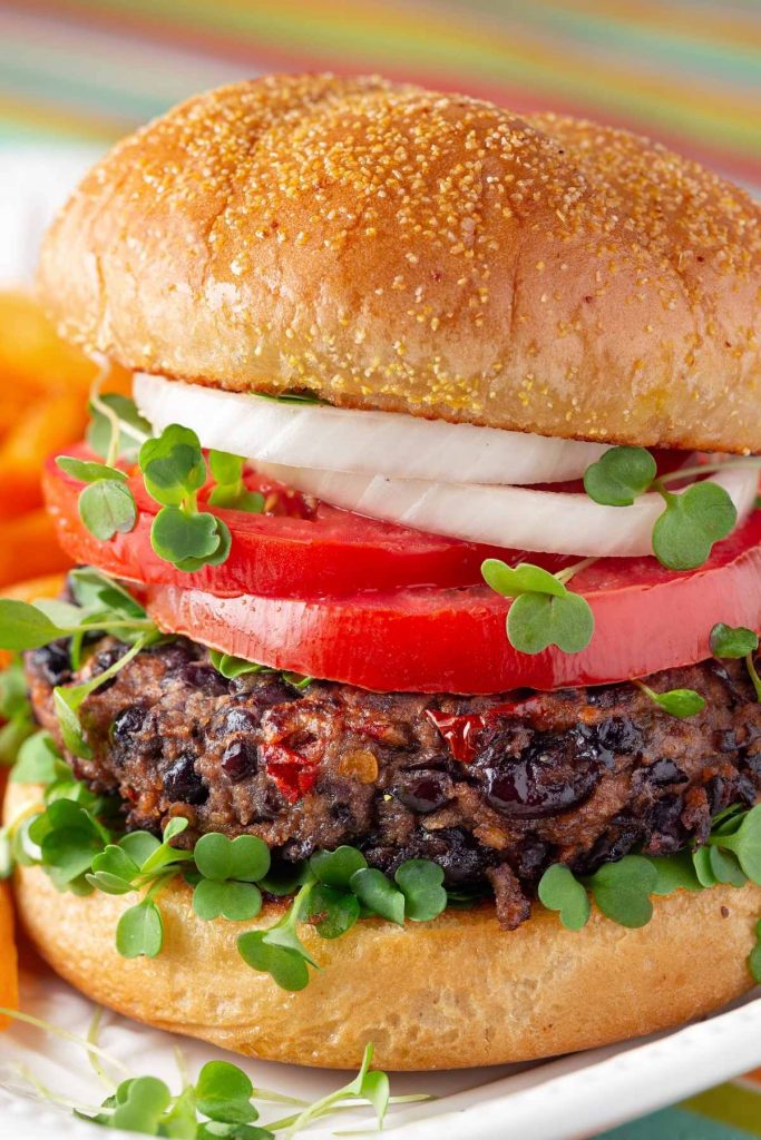 Spicy Black Bean Burger