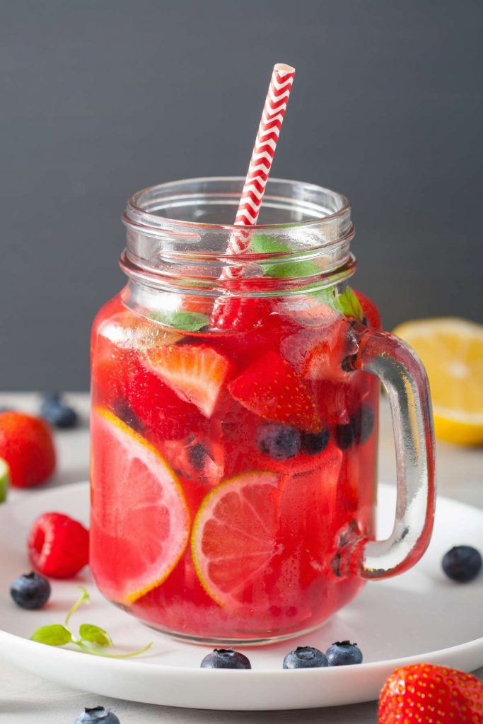 Spiked Berry Lemonade