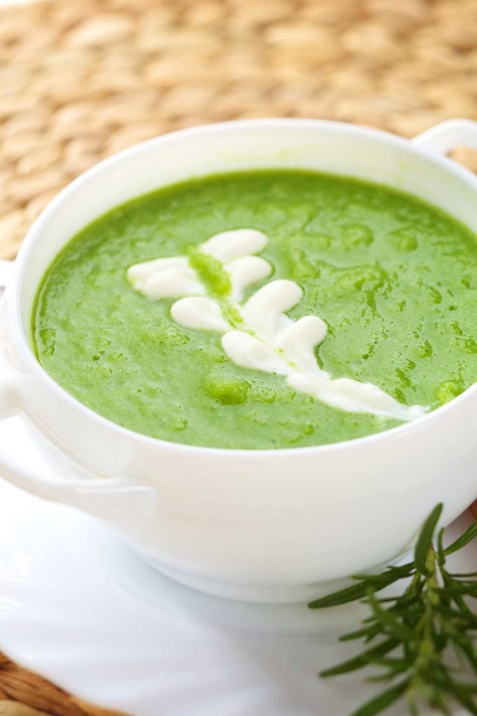 Thai Broccoli Soup With Coconut Milk