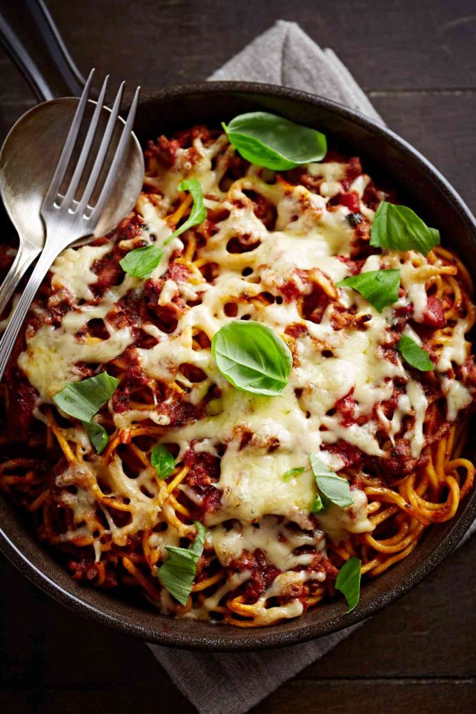 Baked Spaghetti with Cream Cheese