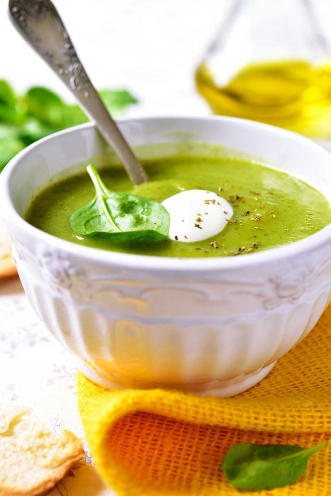 Spinach Soup Recipe (Palak Soup) 