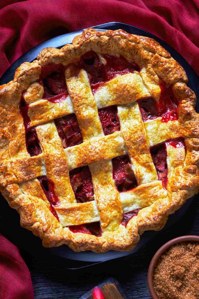 Fresh Rhubarb Pie