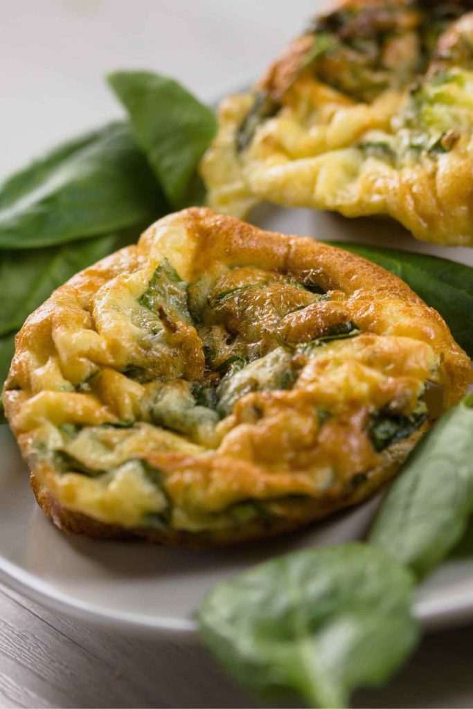 Mini Frittatas With Spinach [Freezer Friendly!] (Gluten Free And Paleo)