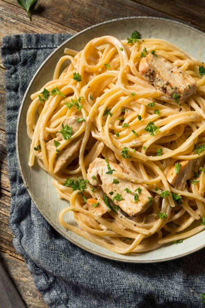 Quick And Easy Chicken Alfredo For Two