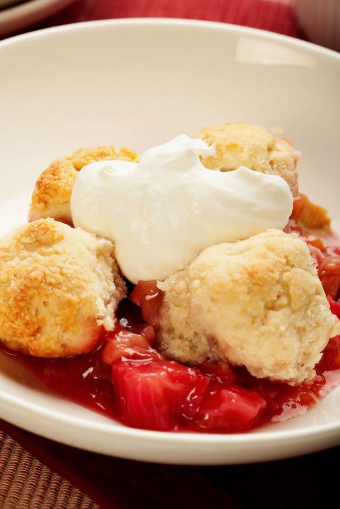 Rhubarb Cobbler