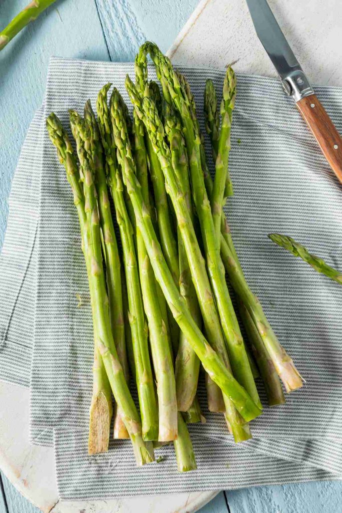 Made in the air fryer with only 4 ingredients, this may be the easiest way to make asparagus that’s flavorful and tender. Enjoy this healthy, low-carb side dish with your favorite proteins like grilled chicken, steak or seafood.