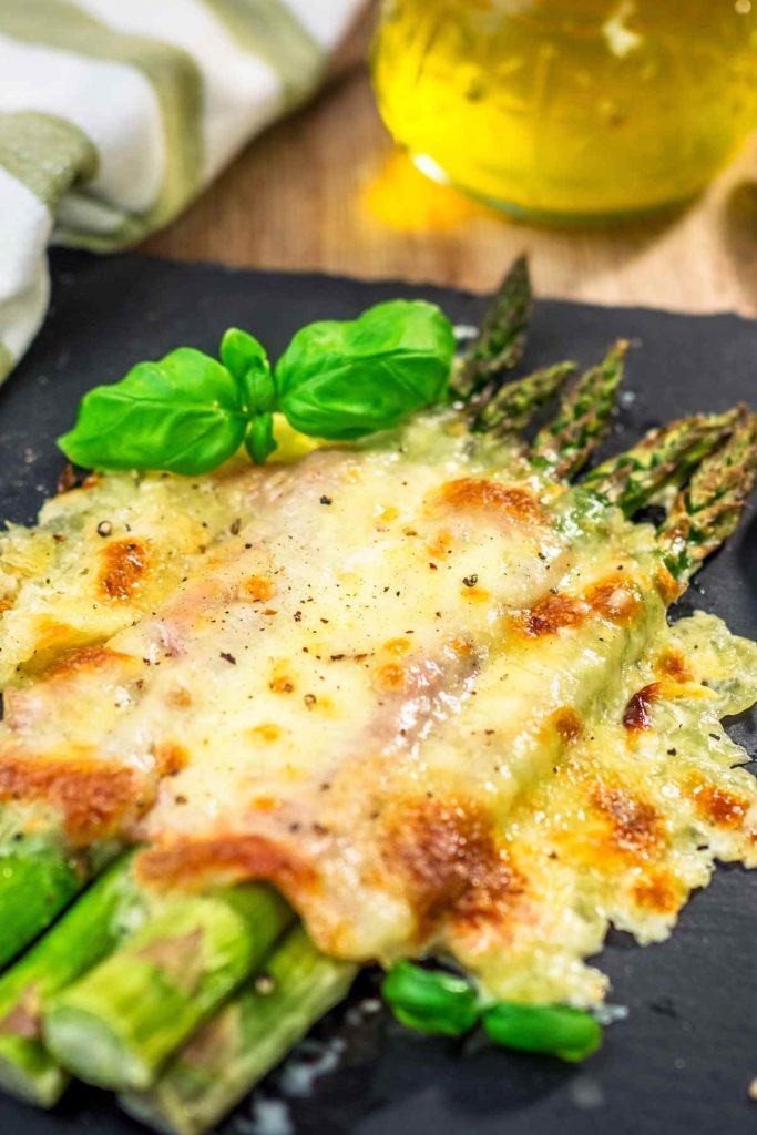 Easy Keto Cheesy Asparagus (Baked)