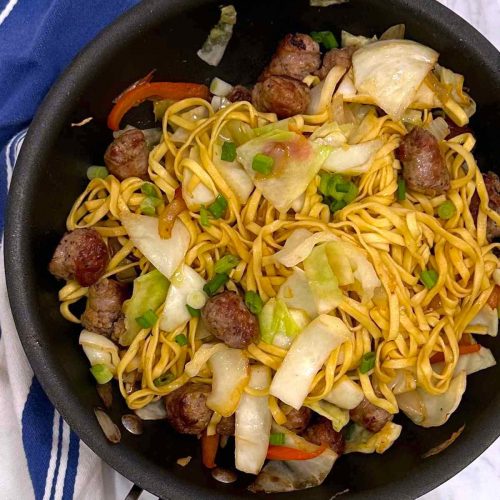 Easy Cabbage And Noodles IzzyCooking