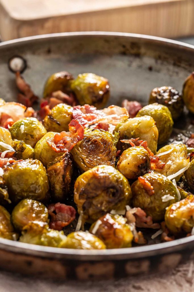 Keto Bacon Brussels Sprouts with Bacon