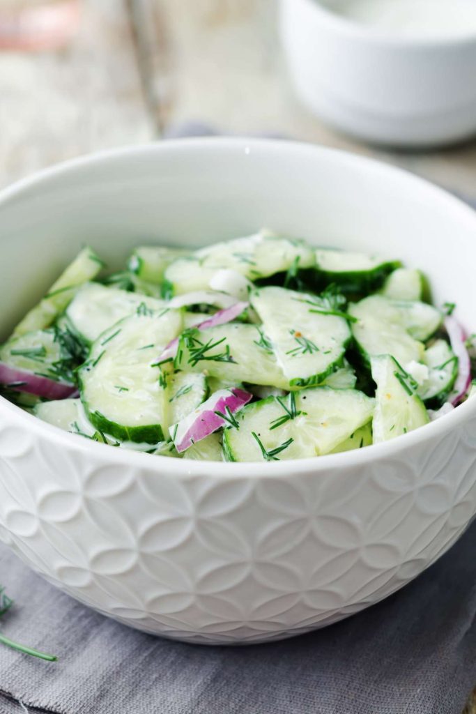 Keto Cucumber Dill Salad