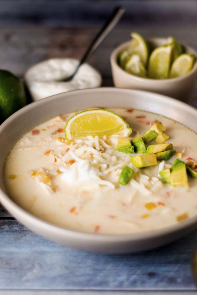 Keto White Chicken Chili