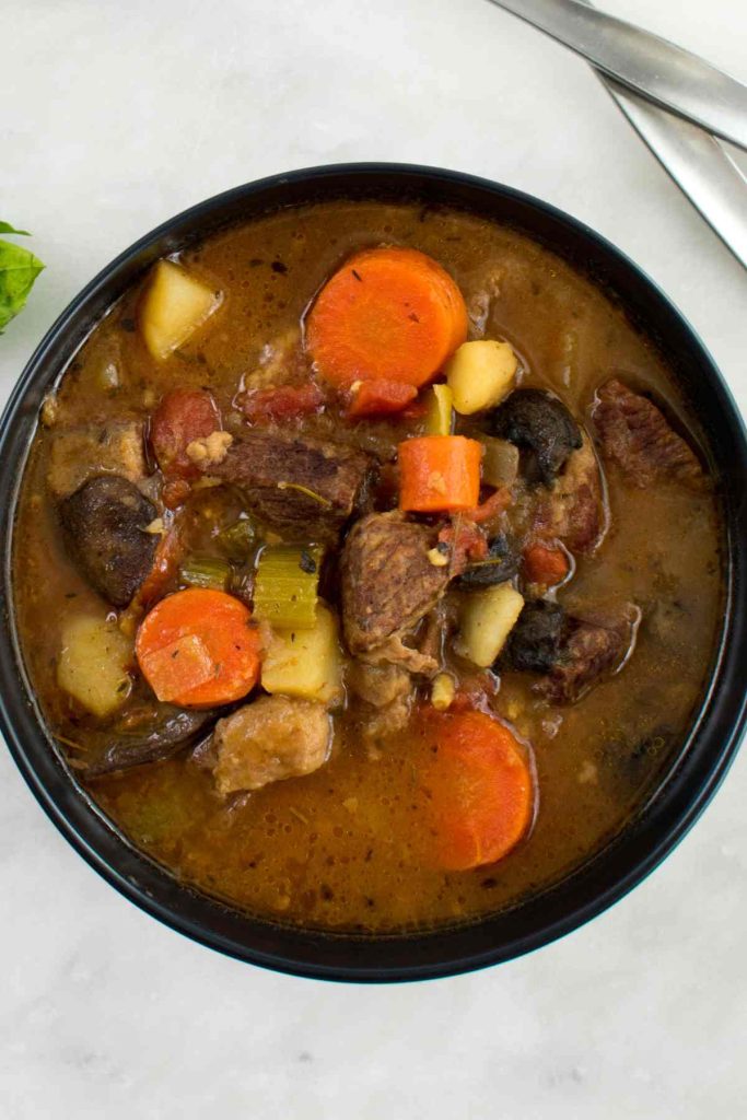 Keto Beef Stew with Turnip