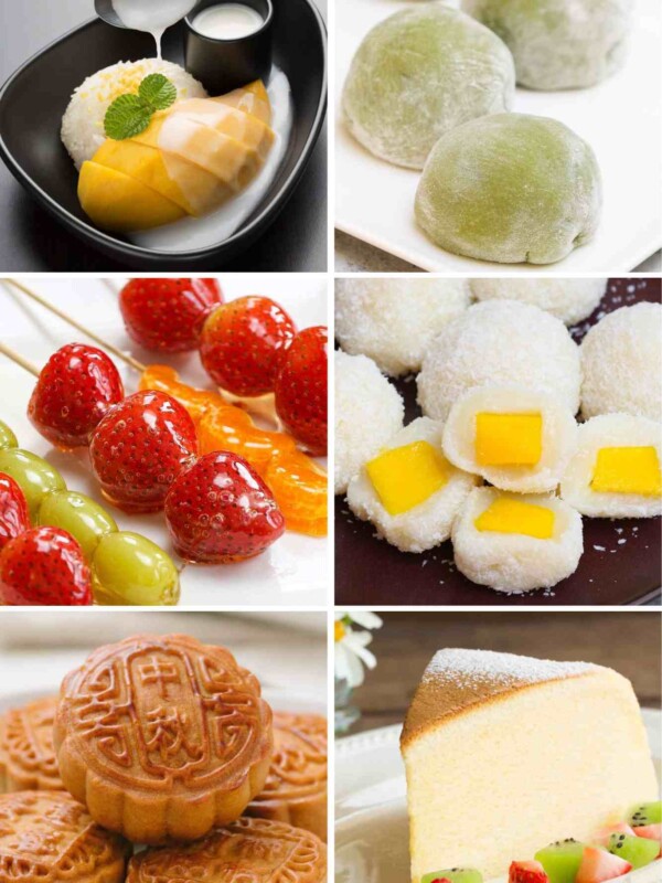 From popular chewy and sticky mochi to rolled ice cream and sweet rice balls, Asian Desserts are delicious delicacies that are quick to make. We’ve rounded up over 30 best tried-and-true Asian treats, covering desserts from China, Japan, Korea, Thai, and India.
