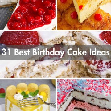 Whether you are planning an 18th, 30th, 40th, 50th, or 80th birthday party, you'll get inspired by this collection of 31 best Birthday Cake Ideas. Whether you prefer a traditional frosted cake, chocolate cake, sweet cupcakes, or even a cheesecake, a homemade creation is the best way to show someone they’re special. 