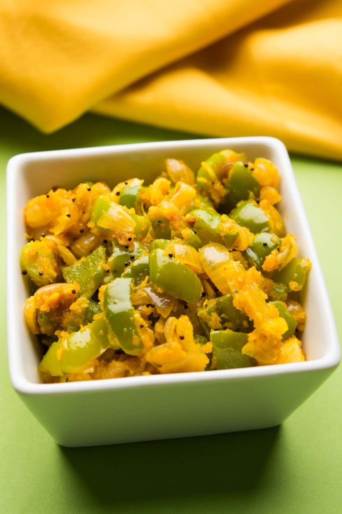 Indian Capsicum Curry Recipe