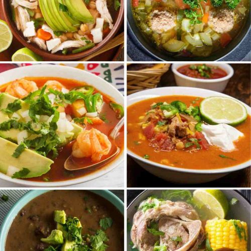 There are so many things to love about Mexican food, especially when it comes to soup. We’ve rounded up 31 Best Mexican Soup Recipes for Cinco De Mayo, your next Taco Tuesday, or a simple wholesome dinner or appetizer. From Mexican chicken soup to meatball soup, tortilla soup, and beef soup, you’ll find something that your whole family loves.