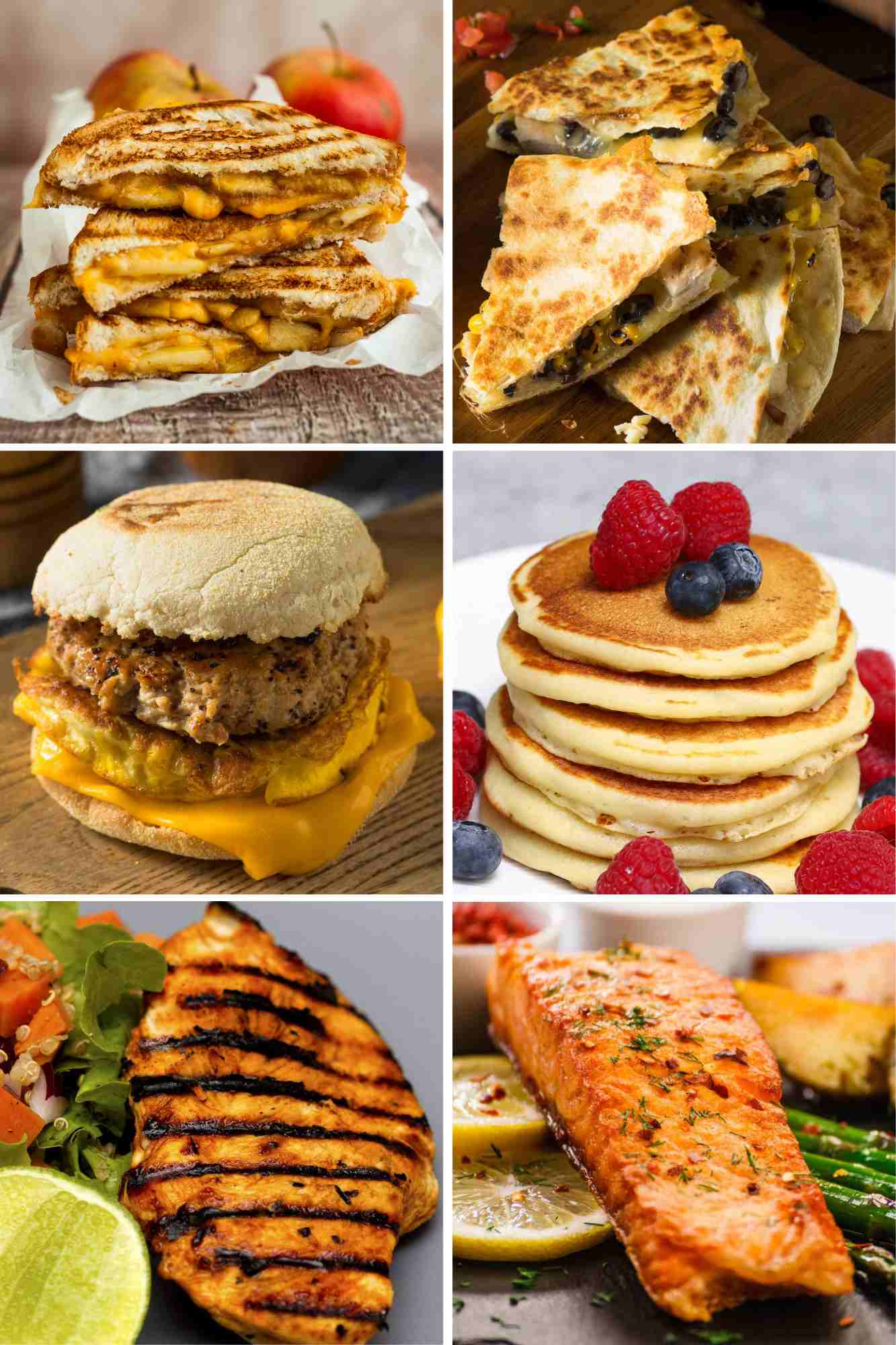 Did you know there are so many dishes you can make on your Blackstone griddle besides pancakes for breakfast? Is there anything better than a Grilled Cheese Sandwich on a flat top griddle? From healthy recipes to camp side favorites, we’re about to take you on Griddle Recipes hayride you won’t forget!!