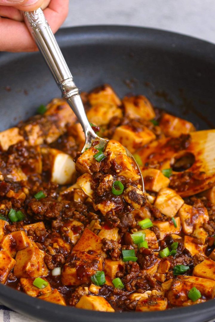 Bean Curd Szechuan Style Mapo Tofu 
