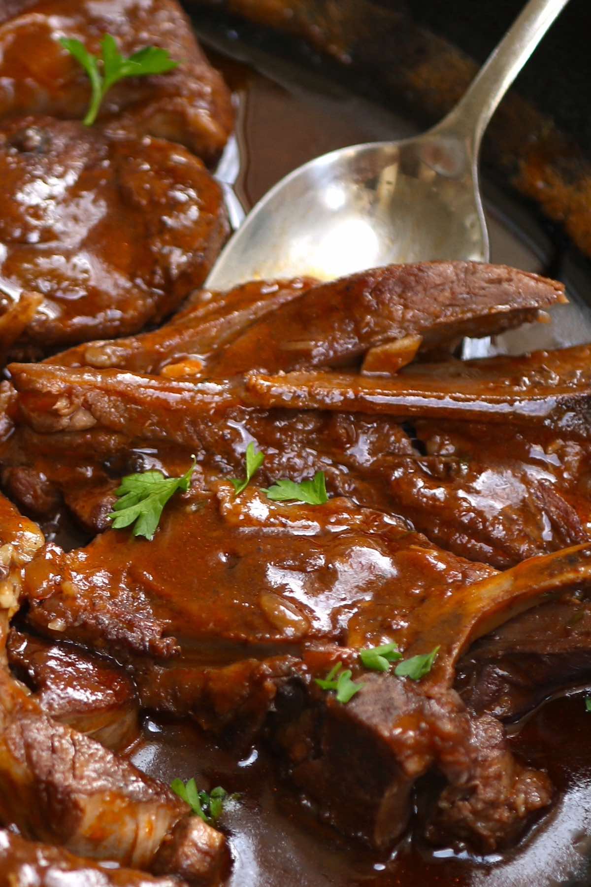 Braised Lamb Shoulder Chops (Fall-Off-The-Bone Tender)