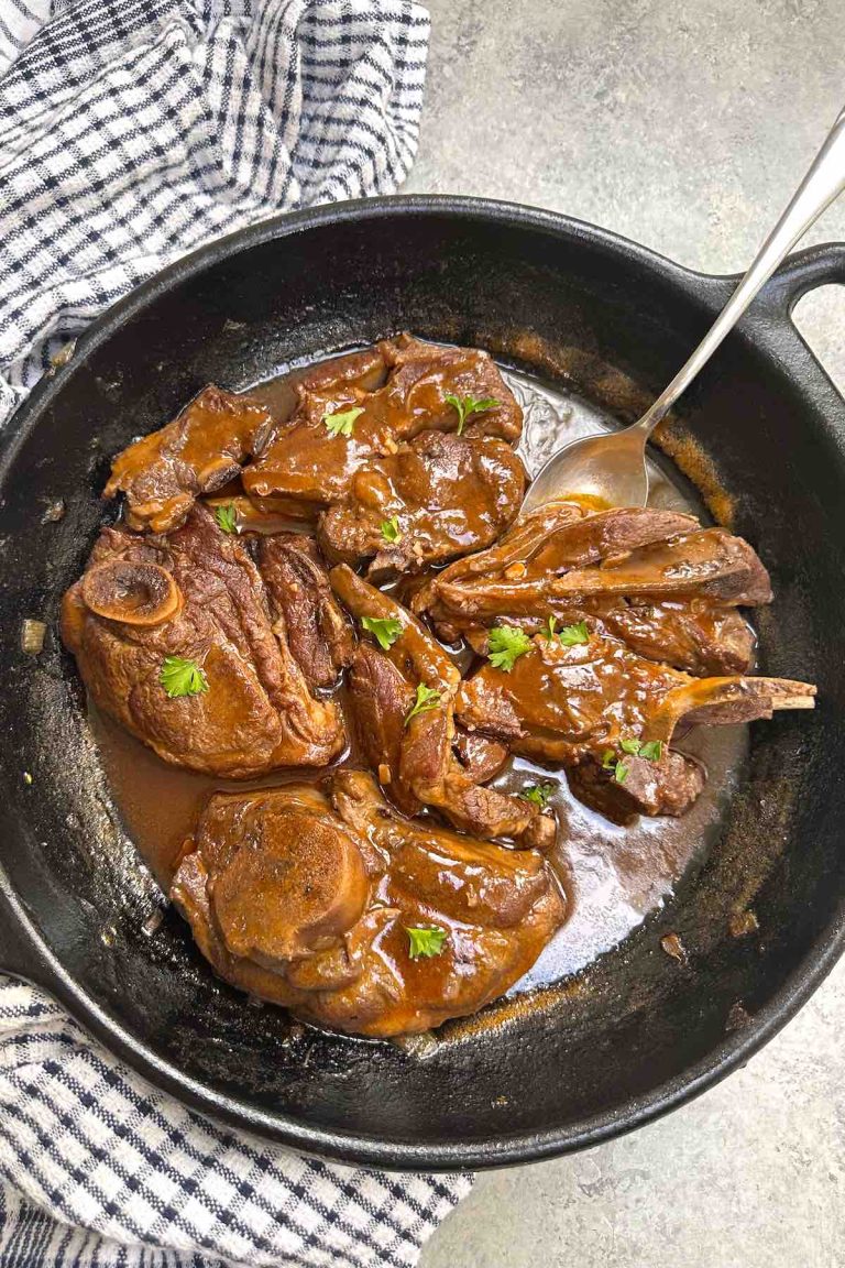 Braised Lamb Shoulder Chops (FallOffTheBone Tender)