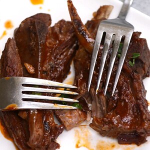 This recipe is the best way to cook lamb shoulder chops! You’ll have the most tender and juicy lamb that turns this budget-friendly meat into an impressive meal! Everything is cooked in ONE pot! Serve them with mashed potatoes and vegetables!