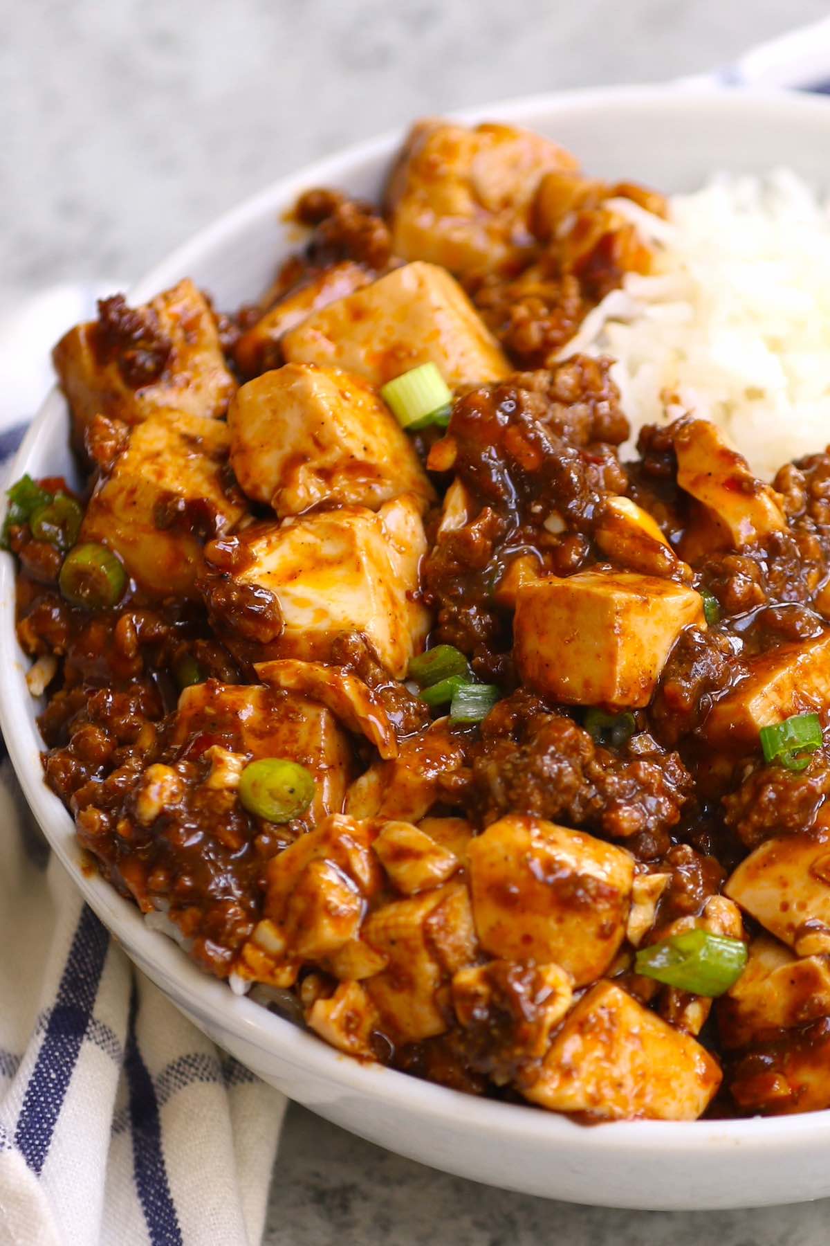 Bean Curd Szechuan Style (Mapo Tofu)