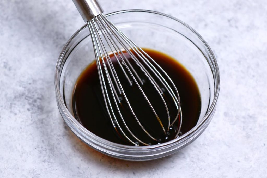 make pad woon sen sauce by mixing all sauce ingrdients